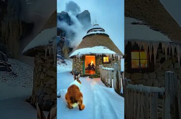 This rabbit needed help in wintery winds  #rabbit #cute #animalrescue