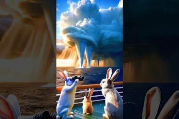 Can This These Rabbits Save them from Storm and Thunder #cute #rabbit #thriller