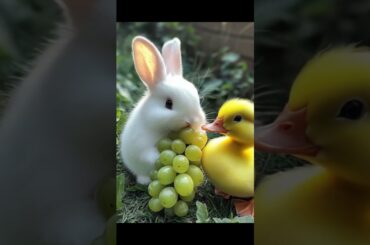 an adorable rabbit #cute #adorable #duckling #rabbit #babyanimals #cuteanimal