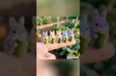 | In the Fragrance of Cucumbers, the Bunny's Cozy Daily Life #shorts #ai #pets #rabbit #cute #love