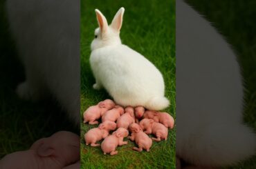 Rabbit growth - You Won't Believe How FAST Baby Rabbits Grow | Baby rabbits grow up #pets #animals