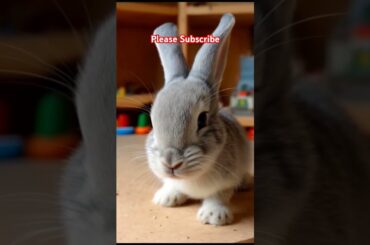 Cute Bunny Play Day #bunny #shortsfeed #shortsviral #shorts