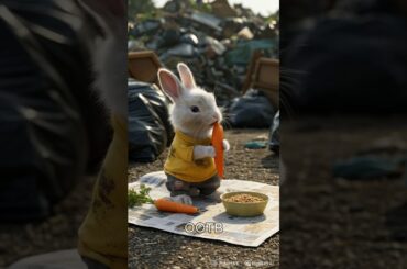 The poor baby rabbit made fun of by his friends bunny DIY table recipe #OOTB #cartoon  #inspiration