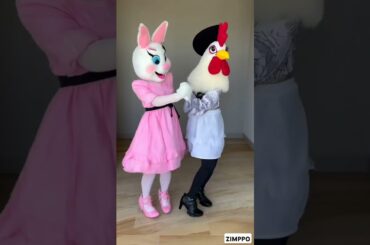 Cute Bunny Girl and Cock Dancing #cute #rabbit #viralshort #shortsfeed