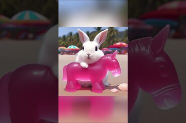 Purrfectly Chewy: Cat vs. The Gummy Zoo! #cat #funny #cute #rabbit