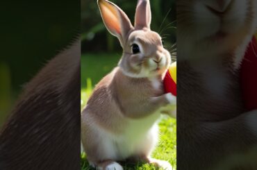 Adorable Bunny Plays Ball | Cute Rabbit Fun Compilation