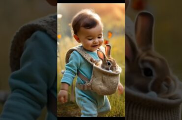 cute baby rabbit Cute pet debut plan. Pastoral cute pet. cute pet in the countryside