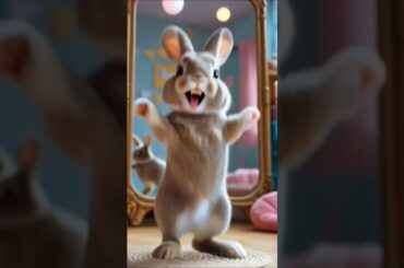 cute bunny dance Cute pet debut plan. Pastoral cute pet. cute pet in the countryside
