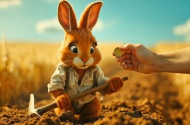 Cute Bunny's Emotional Success Story - AI Pet Stories TV