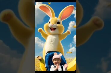 cute baby rabbit dance Cute pet debut plan. Pastoral cute pet. cute pet in the countryside