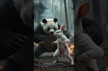 Brave Bunny Saves Baby from Raging Forest Fire" #rabbitrescue #cuteanimals #animalrescue