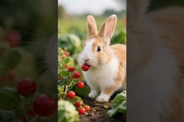 Cute Bunny Loves Tomatoes  #cuteanimal #mycuterabbit #bunny  #cute