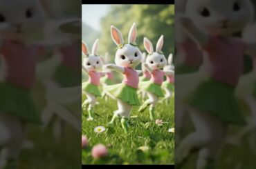 rabbit cute dancing ballet so funny #happy #nature #rabbit #funny #dance #cute#rabbit