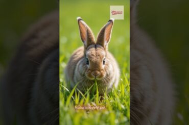 Curious Bunny A Close Up in Nature’s Playground #cute #rabbit #animals #funny #shorts #shortsfeed
