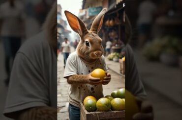 Journey of a poor cute rabbit.#rabbit #cute #trending #animals