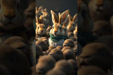 Ai Cute Rabbit Story. AI Entertain. #shorts #ai #cute