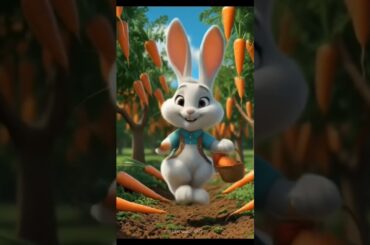 cute rabbit like carrots. Cute pet debut plan. Pastoral cute pet. cute pet in the countryside