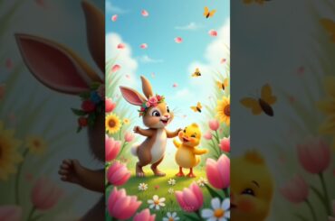 cute rabbit cute duck dance. Cute pet debut plan. Pastoral cute pet. cute pet in the countryside.