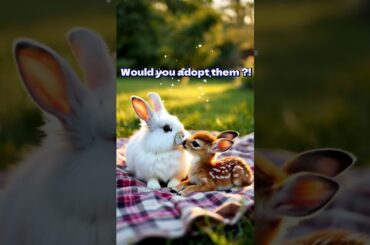 Would you adopt them !? #cute #rabbit #animals #love #nature #bunny #funny #cuteanimals #wildlife