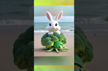 Brave Cute Rabbit Saves Baby Bunny from Rhino, Beetle, Goat & Octopus! #rabbit #cuterabbit