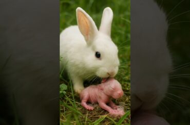 A Little Rabbit growth - Cute Baby Rabbit Growing Up Day By Day #pets #animals