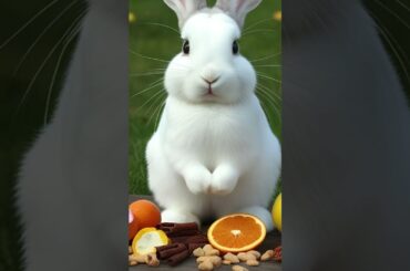 Cute Bunny Enjoying Delicious Treats | Adorable Rabbit Snacking Moments