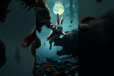 jesus saves baby & rabbit from wolves #RabbitRescue #AnimalRescue #CuteAnimals