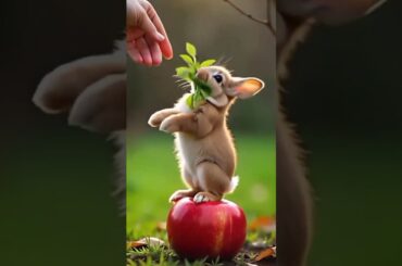 When you feed your little cute rabbit #youtubeshorts #rabbit #viral #bunny #animals #pets #feedshort