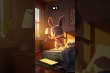 Will She Make It in Time #fyp #cutebunny #bunny #bunnystory #cute #trending #3danimation