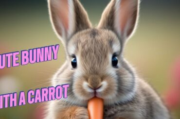 Watch This Cute Bunny Enjoying a Snack!#animallovers #smallpets #bunnyeats #bunny #cuteanimals