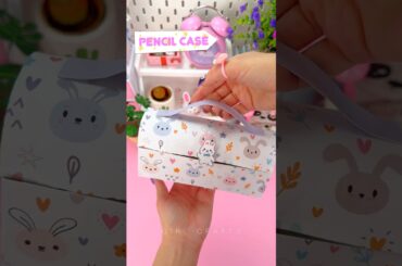 Easy paper craft Cute Bunny PENCIL CASE