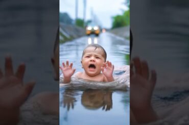 Baby Rescue by Rabbit  #baby#animalrescue #babyrescue #rabbit #cutebaby #rabbits