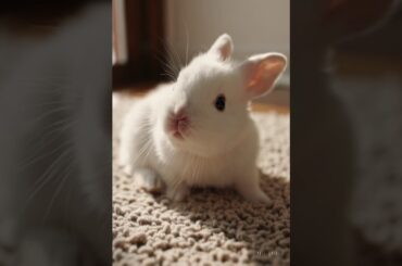 Bunny wrapped ! Cuteness overload, fluffy rabbit #bunny #cute #rabbit #pets #shorts  #cuterabbit