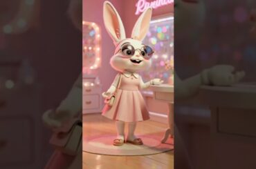 A day out with cute Bunny #cute #fun #bunny #cartoon #pets