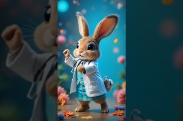 Heart touching cute rabbit dance #shortsfeed #shorts #ytshorts #youtubeshorts #trending