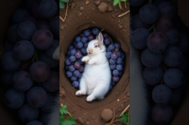 Little rabbit is making sounds like a guinea pig - Cute Rabbit Baby #shorts #short