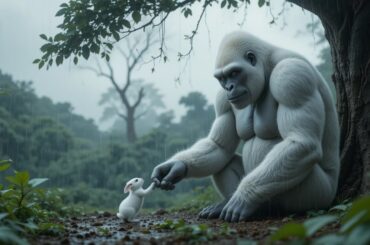 Angry Gorilla & Clever Fox  Cute Rabbit #viral #shorts #trending #youtubeshorts #funny #ytshorts