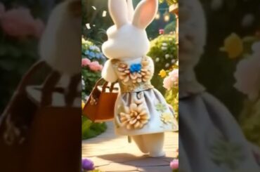 cute rabbit dance playing #viralshort #shortvideos #rabbit #viralvideo #funny