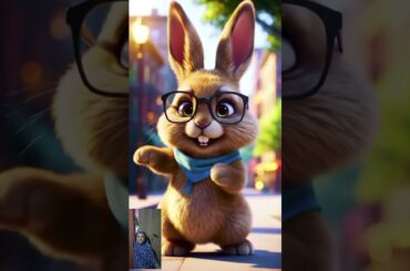 A Cute Rabbit Dance!!! #shortsfeed #cute #dance #shorts