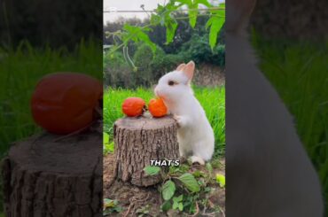 Adorable Baby Bunnies Eating Fruits | Cutest Bunny Moments  #bunny #cute #funny #foryou #fyp