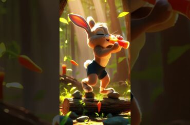 DREAMS COME TRUE, CUTE BUNNY IS HAPPY