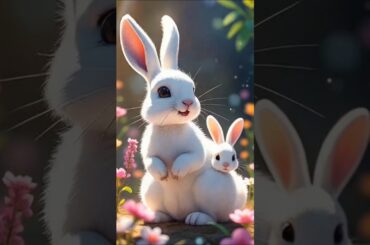 The rabbit is very happy to have its baby. #RabbitRescue #CuteAnimals #AnimalRescue