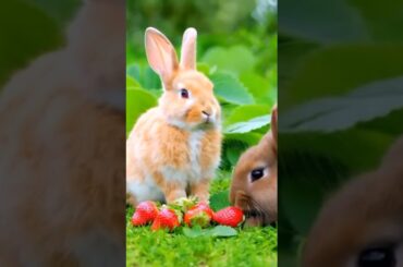 Cute Rabbit | Didn’t expect this sweet ending #rabbitvideo #cuterabbits #animalshorts #funnyshorts
