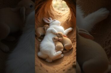 Rabbit Sucking Milk Sounds - Cute Rabbit #pet #cute #rabbit #shorts