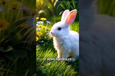 Adorable Cute Bunny Animation#wildlife #animals #shortviral