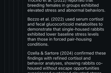 r/rabbits banned me for commenting scientific research/studies💀