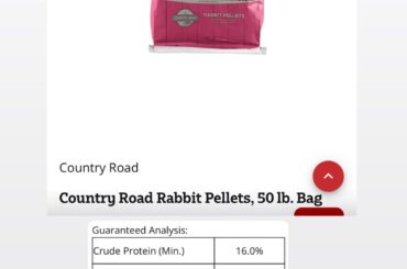 Is this food good for my 4 month old bunny?