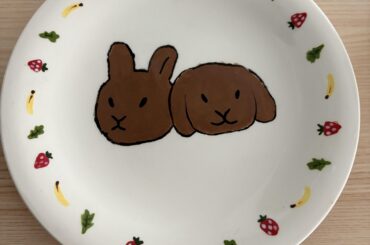 Made a treat plate for my buns