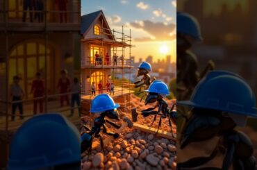 "Funny Animal Adventure | Cute Bunny, Panda & Ants Animation"#shortvideo #cat #cute #funny #catchef