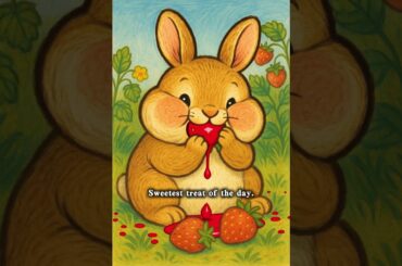 [Nibble Nibble] Strawberry Bunny  #asmr #cute #bunny